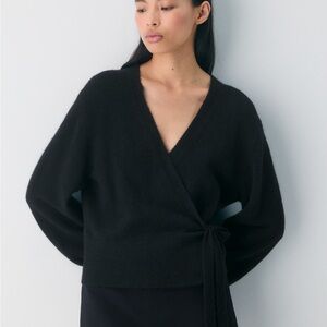 Wilfred SoftSpoke Cassidy Sweater Size Small Black